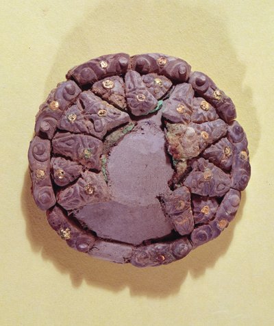 Jewel Decorated with Stylised Human Heads, Tene II by Gaulish